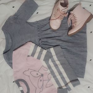 2pc bundle = Gap sweater &  gray dress